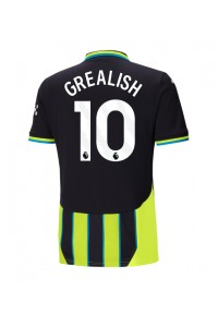 Fotbalové Dres Manchester City Jack Grealish #10 Venkovní Oblečení 2024-25 Krátký Rukáv